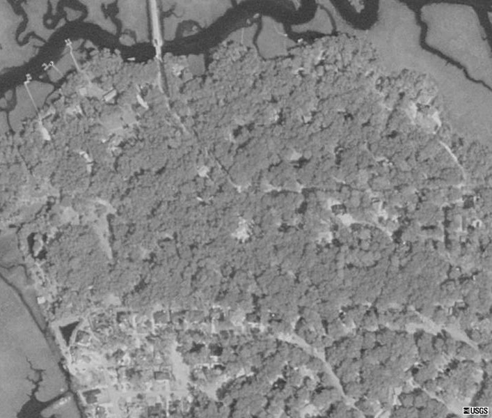 Nightfall Area by Satellite 1999